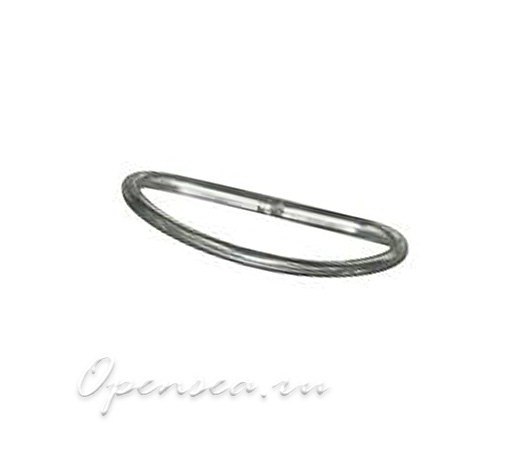 D-кольцо низкое 31 мм нержавеющая сталь