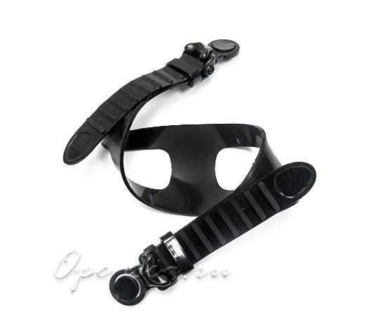 Ремешок для маски SubGear чёрный без пряжек