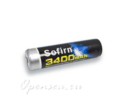 Аккумулятор 18650 Sofirn 3.7B 3400 mAh с защитой