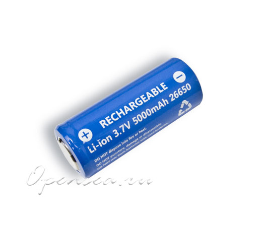 Аккумулятор 26650 Asa Fee 3.7 V/5000 mAh