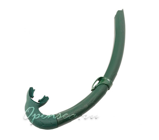 Трубка для охоты Salvimar Bite Air темно-зеленый силикон