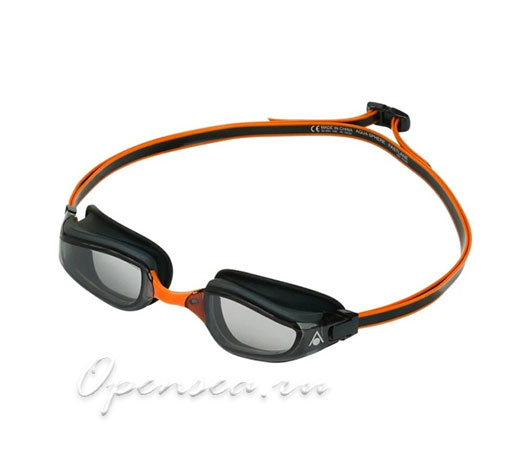 Очки Aqua Sphere Fastline (темные линзы) dark grey/orange