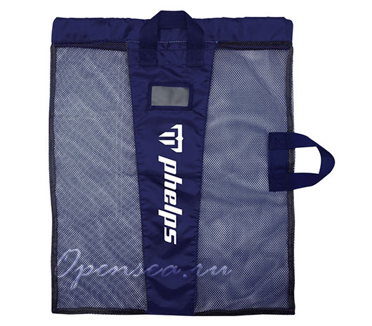 Сумка Aqua Sphere Phelps сетчатая, navy/white