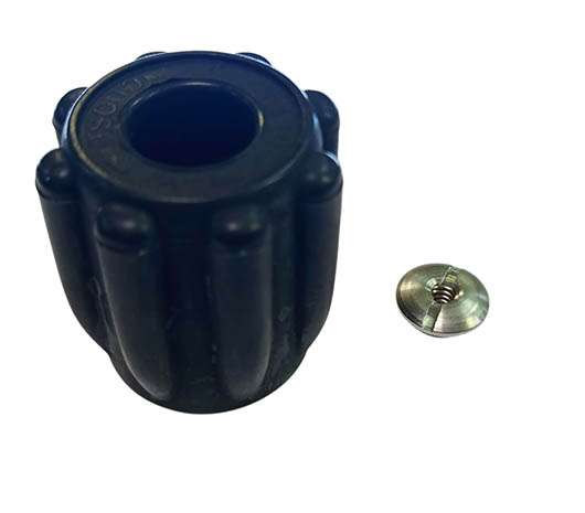 Маховик вентиля (букса) с гайкой чёрный