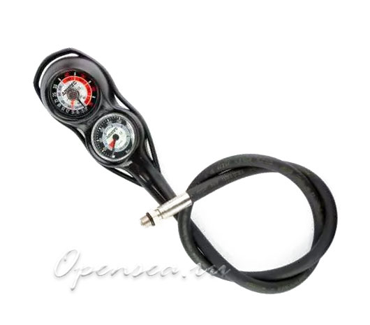 Консоль Fandiver двухприборная Compact (манометр 400 бар + глубиномер) opensea.ru Консоль Fandiver двухприборная Compact (манометр 400 бар + глубиномер)