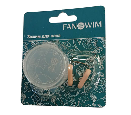 Зажим для носа Fanswim силиконовый