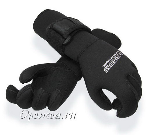 Перчатки Aquatics AQ116 5 мм, удлиненные с липучкой
