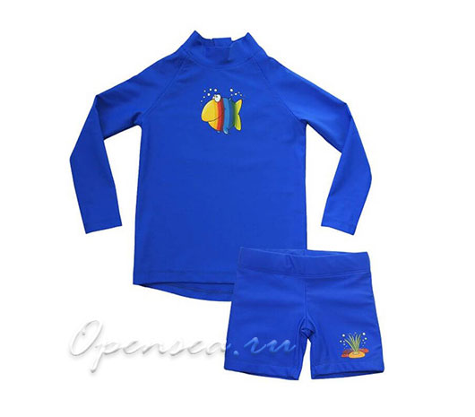 Комплект детский MiaCarlo: футболка длинный рукав + шорты iQ UV 300+