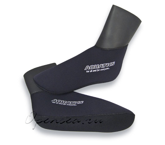 Носки Aquatics AQ09 5 мм, полусухого типа открытая пора компрессионная подошва