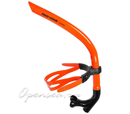 Трубка фронтальная Mad Wave Pro Snorkel с клапаном