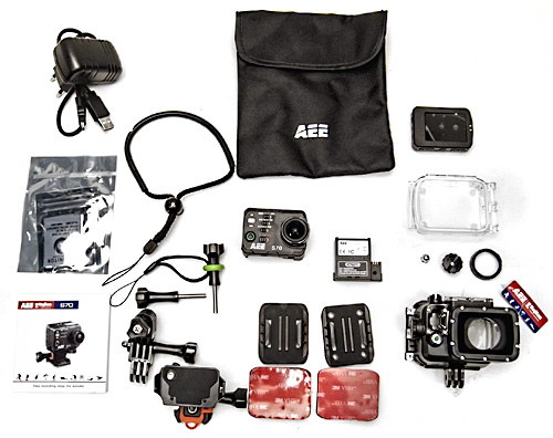 Комплектация камеры AEE S70
