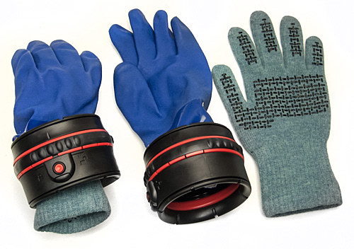Перчатки Dexshell в сочетании с сухими перчатками