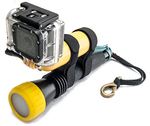 DIY риг из экшн-камеры и света для подводной съемки